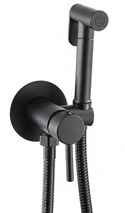 Изображение товара Гигиенический душ Savol, S-FXQ003H, со смесителем, черный матовый