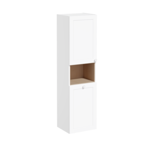 Изображение товара Пенал Vitra Root Classic 40 см, с корзиной для белья, белый матовый, левый/правый, 68517/68524