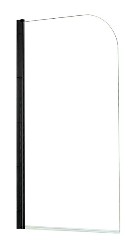Изображение товара Шторка на ванну Azario Merrit 70 x 150 см черная стеклянная