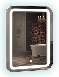 Изображение товара Зеркало Azario Мальта 40x70 см с LED подсветкой и сенсорным выключателем