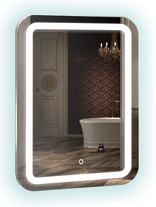 Изображение товара Зеркало Azario Мальта 55 x 80 см с LED подсветкой, сенсорным выключателем