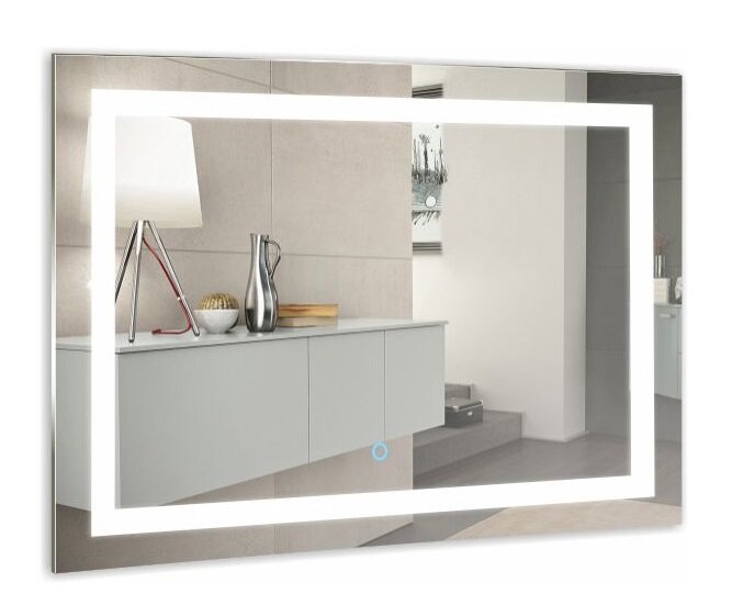 Изображение товара Зеркало Azario Ливия 80 x 60 см с LED подсветкой и сенсорным выключателем Изображение товара Зеркало Azario Ливия 80 x 60 см с LED подсветкой и сенсорным выключателем