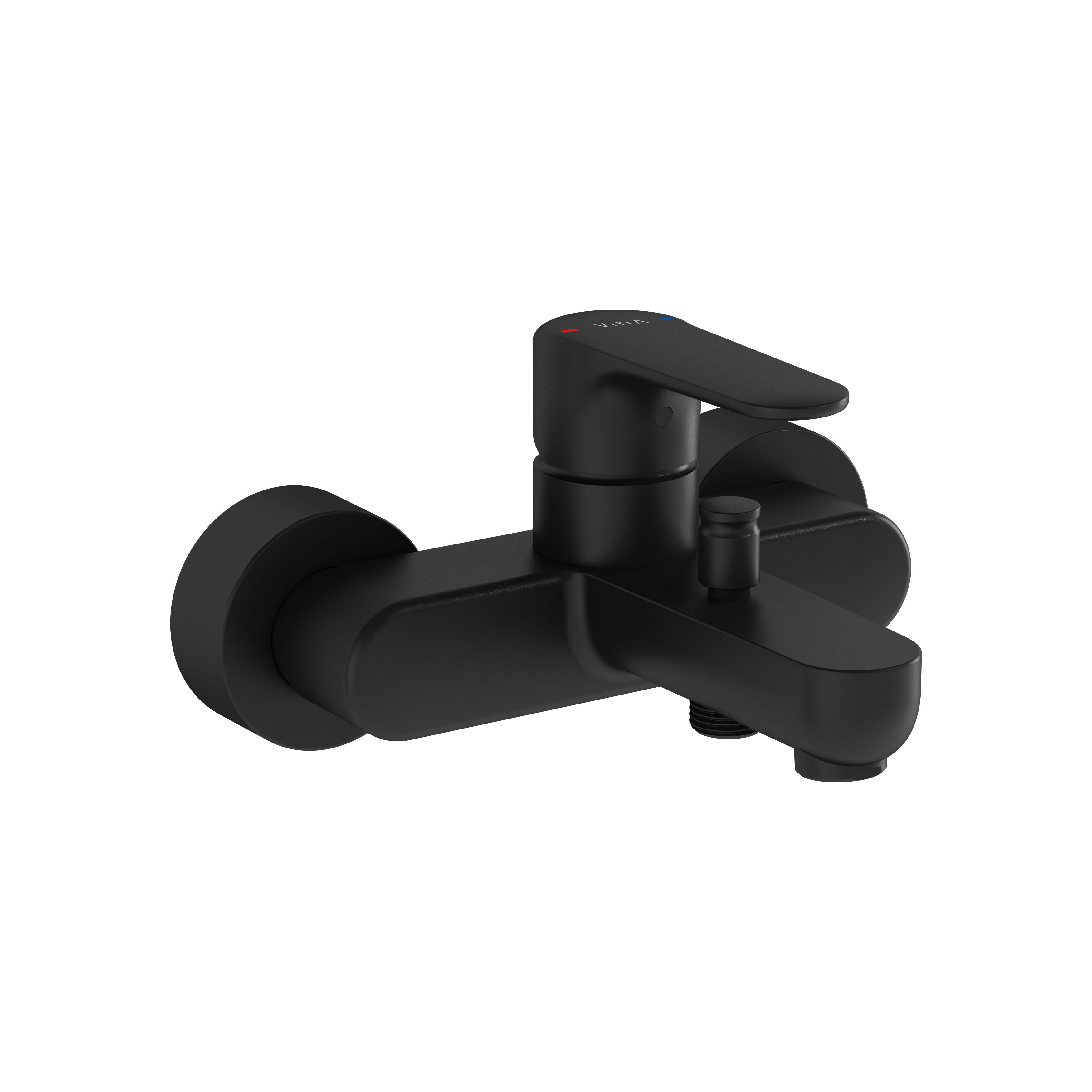 Изображение товара Смеситель Vitra Root Round A4272536EXP для ванны и душа черный матовый Изображение товара Смеситель Vitra Root Round A4272536EXP для ванны и душа черный матовый
