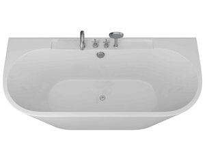 Изображение товара Акриловая ванна Grossman 170x80 см белая, с сливом-переливом, Германия