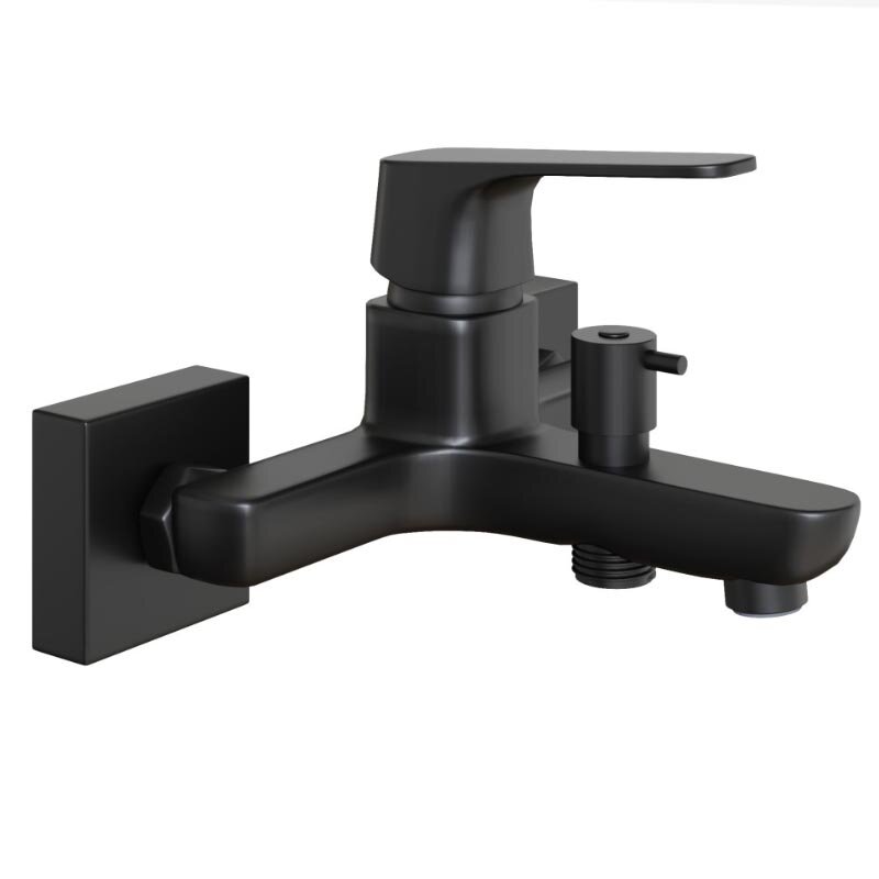 Изображение товара Смеситель Paini Bari RTYO111 для ванны и душа, черный, 2 отверстия, 15.8 см излив