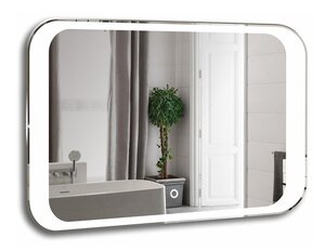 Изображение товара Зеркало Azario Индиго 80x55 см с LED подсветкой и сенсорным выключателем