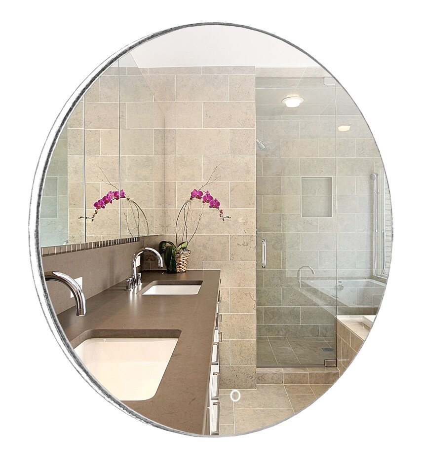 Изображение товара Зеркало Azario Плаза D77 см с LED-подсветкой и сенсорным выключателем