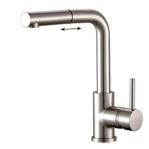 Изображение товара Смеситель Paulmark Kassel Ka214311-BS для кухонной мойки, брашированная сталь