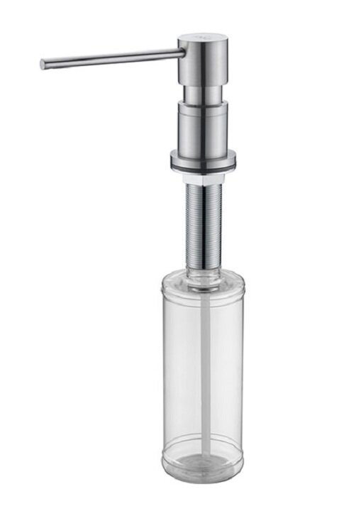 Изображение товара Дозатор жидкого мыла встраиваемый Paulmark Kraft D003-BS из брашированной стали