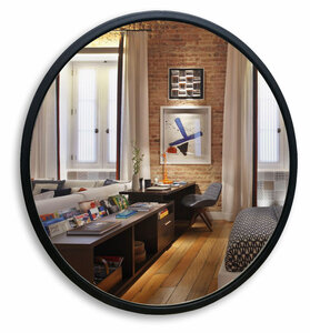 Изображение товара Зеркало Azario Манхэттен-лофт D77 см, без подсветки, черный, ФР-00002429