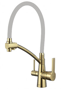 Изображение товара Смеситель для кухонной мойки Savol, под фильтр питьевой воды, цвет золото, S-L1805B-04