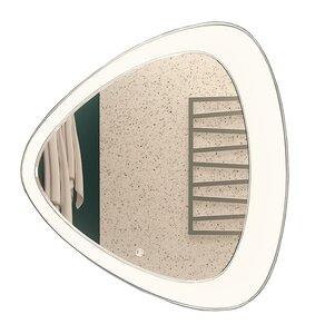 Изображение товара Зеркало Azario Edda 70x70 см с подсветкой белое влагостойкое