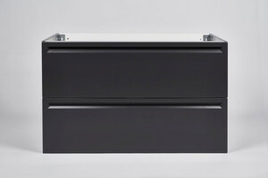 Изображение товара Подвесная тумба под раковину Inda Piccadilly 80 см графитовая лак