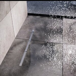 Изображение товара Дренажный канал Timo Slim Premium SLM-80-S50R 80 см, цвет сталь