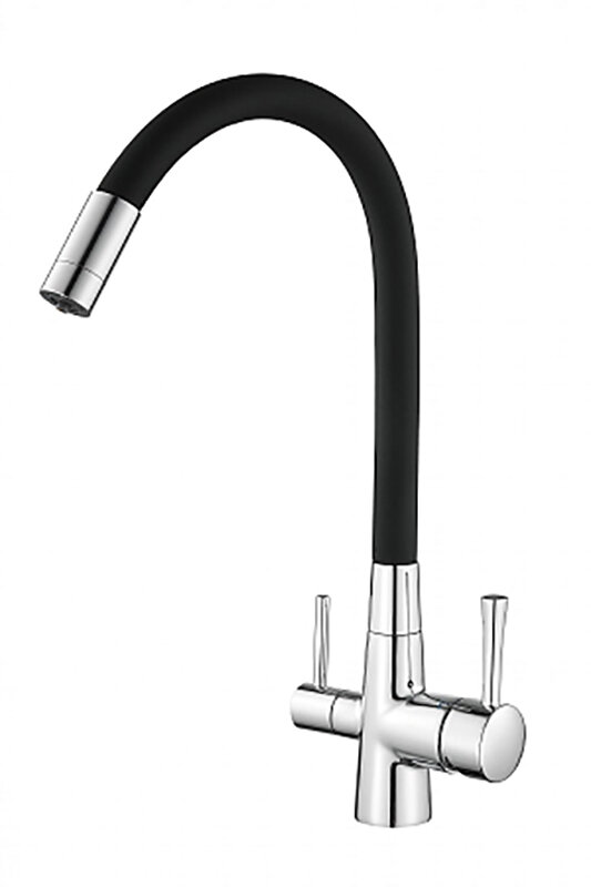 Изображение товара Смеситель для кухонной мойки Savol, под фильтр питьевой воды, цвет хром, S-L1806-01