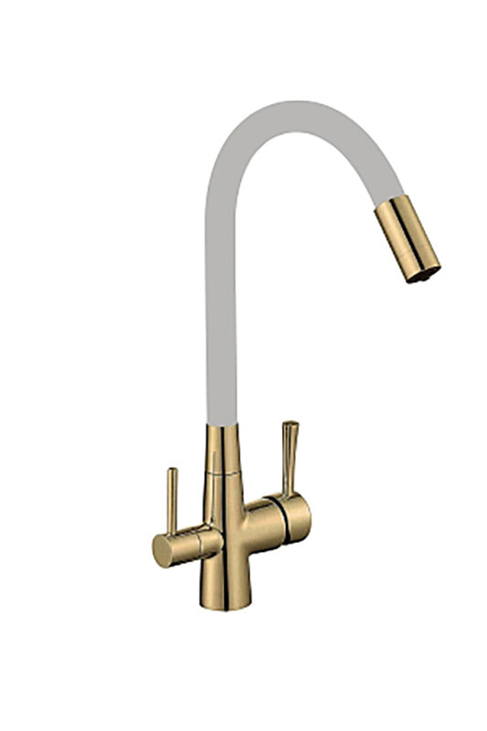 Изображение товара Смеситель для кухонной мойки Savol под фильтр питьевой воды 24.5 см золото