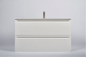 Изображение товара Тумба с раковиной Inda Piccadilly, подвесная, 100 см, цвет Mat White, INDA Piccadilly 100MW Blanco