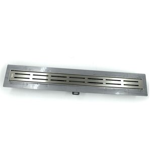 Изображение товара Дренажный канал Timo Smart+ 60 см с решеткой Double Gap из нержавеющей стали, цвет сталь, SMP-DGG60-LS40(DRY)