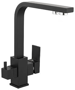 Изображение товара Смеситель Savol S-L1807H черный матовый, под фильтр питьевой воды для кухонной мойки