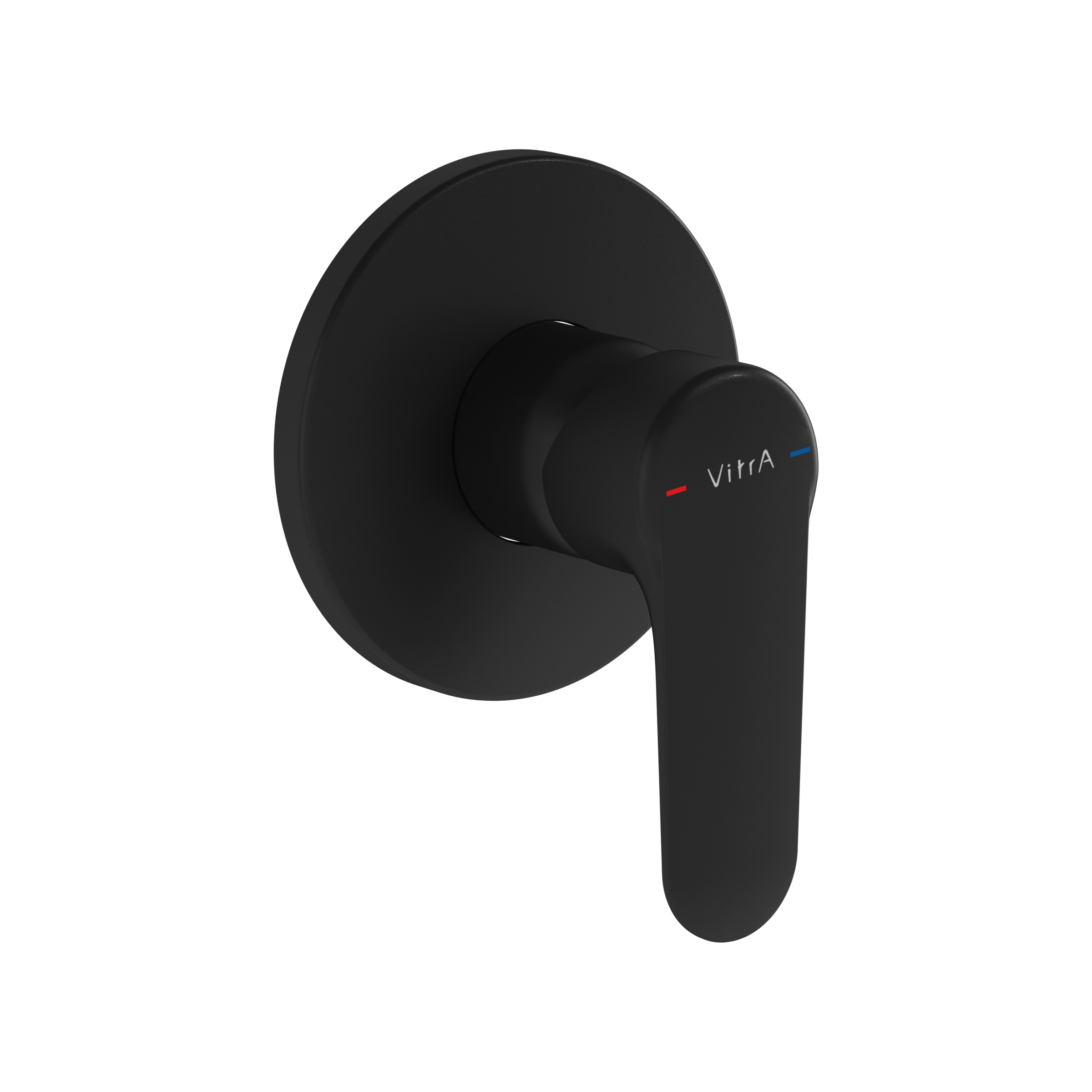 Изображение товара VitrA Root Round A4272836EXP смеситель для душа черный матовый встроенный однорычажный