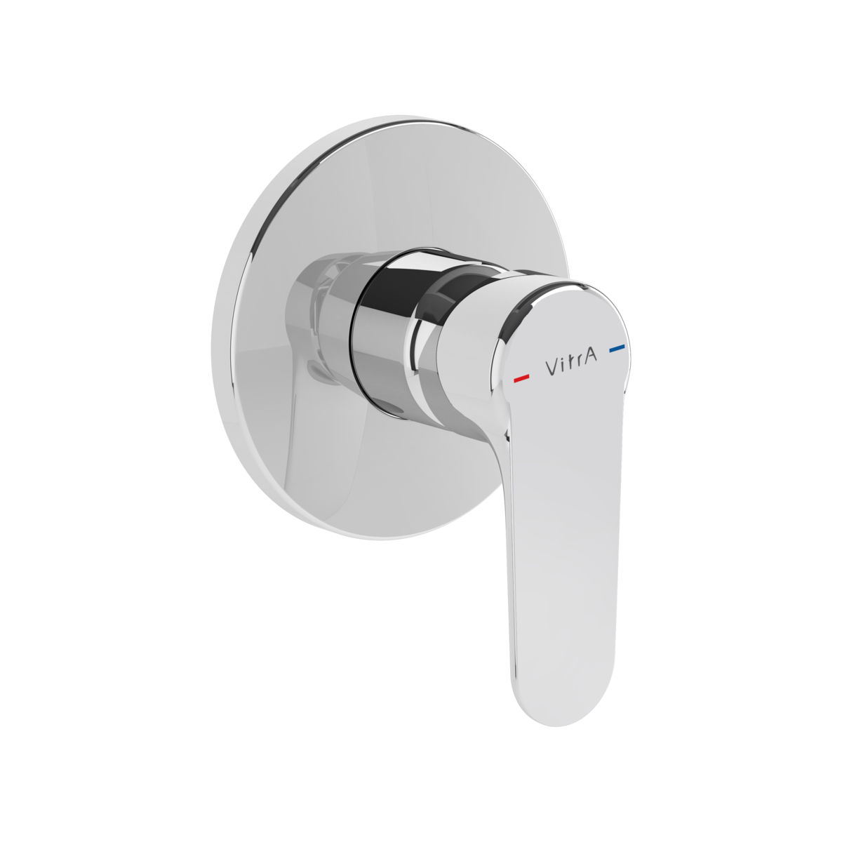 Изображение товара Современный встраиваемый смеситель VitrA Root Round для душа, хром, 10 лет гарантии