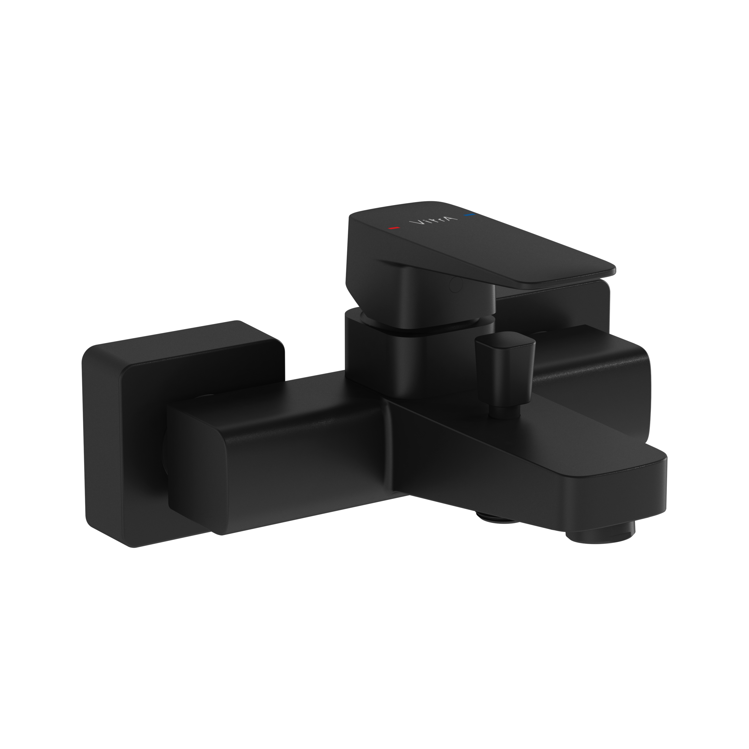 Изображение товара Смеситель Vitra Root Square A4273736EXP для ванны и душа черный матовый