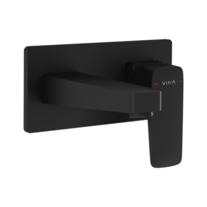 Изображение товара Смеситель VitrA Root Square A4273836EXP для раковины, черный матовый (выставочный образец, потертости, отсутствует упаковка)