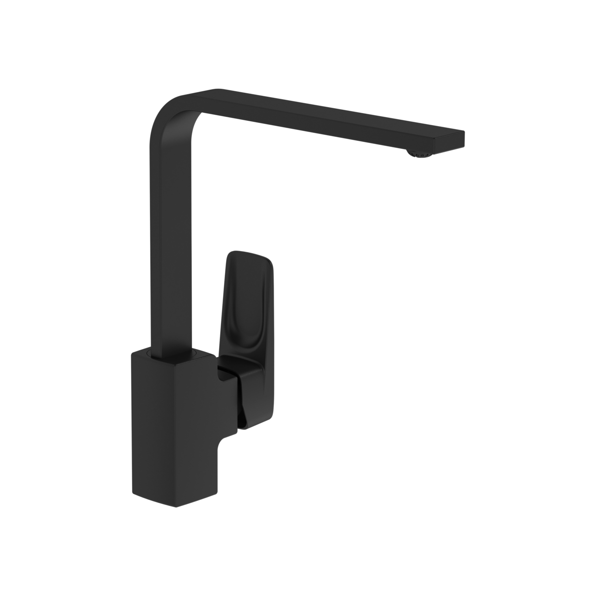 Изображение товара Смеситель VitrA Root Square для кухонной мойки черный матовый 28.5 см