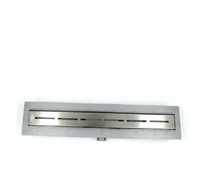 Изображение товара Дренажный канал Timo Smart 70 см с решеткой Single Gap, цвет сталь, SM-GG70-LS40(DRY)