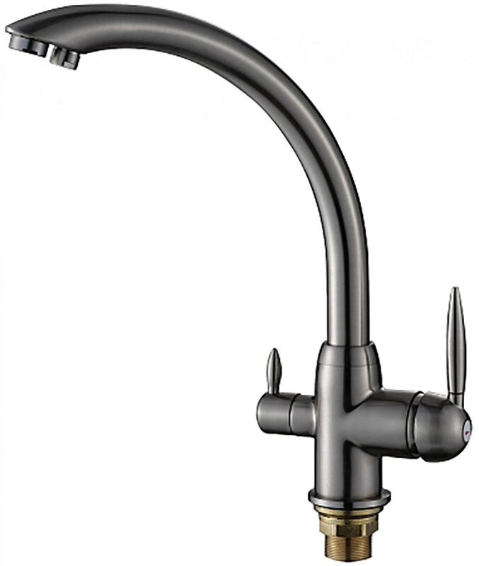 Изображение товара Смеситель для кухонной мойки Savol с фильтром питьевой воды сатин модель S-L1699L