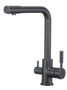 Изображение товара Смеситель для кухонной мойки Savol, под фильтр питьевой воды, цвет черный глянцевый, S-L1801T