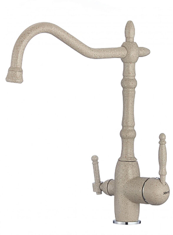 Изображение товара Смеситель для кухонной мойки Savol под фильтр питьевой воды песочный цвет