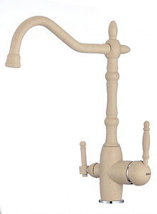 Изображение товара Смеситель для кухонной мойки Savol, под фильтр питьевой воды, цвет бежевый, S-L1803Y