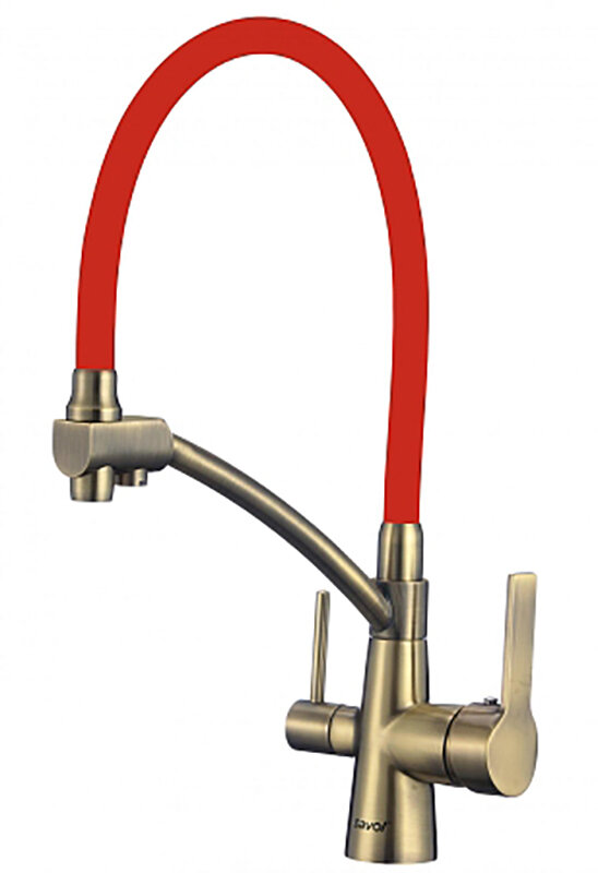 Изображение товара Смеситель для кухонной мойки Savol S-L1805C-03 бронзовый под фильтр