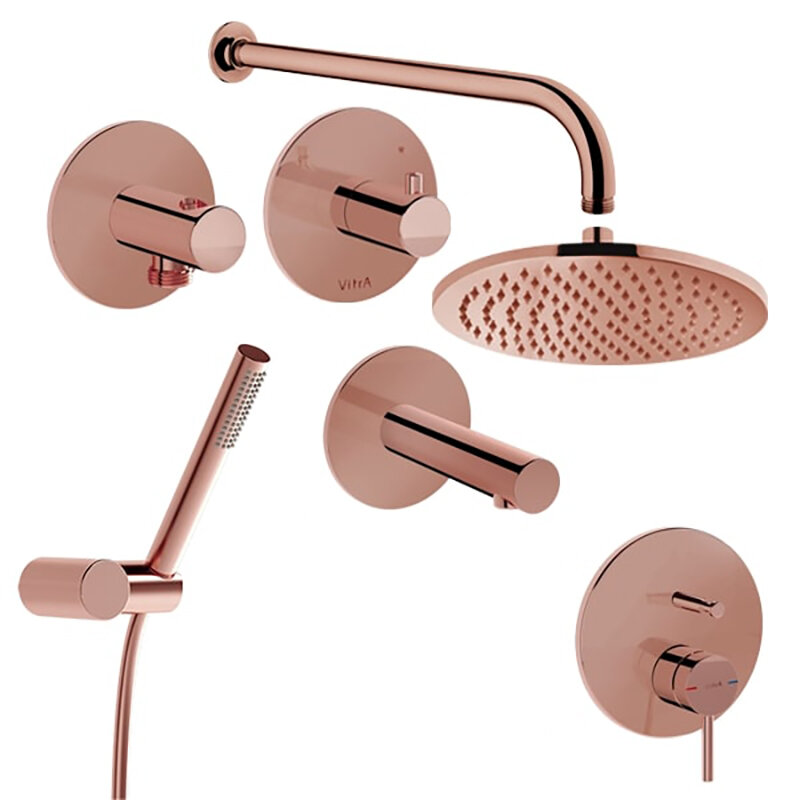 Изображение товара Душевая система Vitra Origin A49285EXP медь высокая качество и надежность