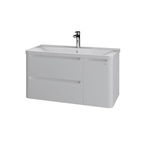 Изображение товара Тумба под раковину Grossman Адель 100 подвесная, белый глянец, 1010001