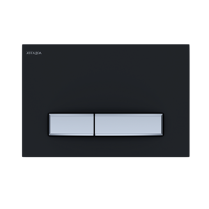 Изображение товара Клавиша смыва Aquatek Slim KDI-0000026, механическая, цвет черный матовый/никель