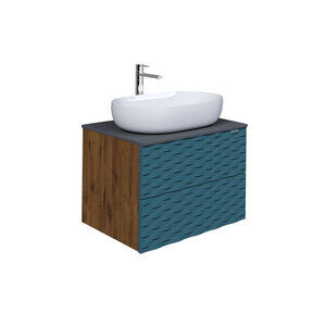 Изображение товара Тумба под раковину Grossman Альба 65, подвесная, веллингтон/бриз, 106502