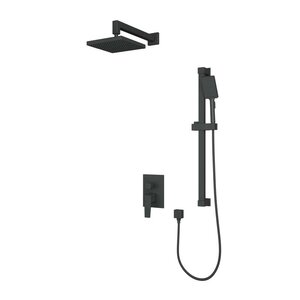 Изображение товара Душевая система Rush Thira TR3635-41Black черный матовый 2-режимная с встроенной монтажной системой
