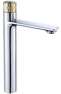 Изображение товара Смеситель для раковины Savol, цвет хром/золото, S-601810GAB