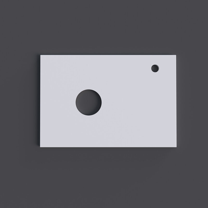 Изображение товара Столешница Grossman Флай 507001 70, белая матовая