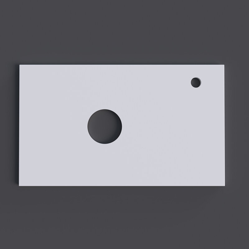 Изображение товара Столешница Grossman Флай 508001 80, белая матовая