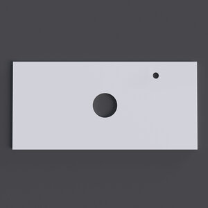 Изображение товара Столешница Grossman Флай 501001 100, белая матовая