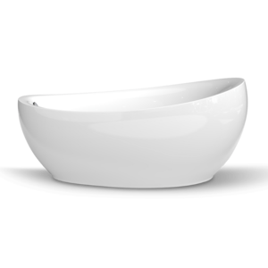 Изображение товара Акриловая ванна Black&White Swan SB225 180x90 см, отдельно стоящая, белая