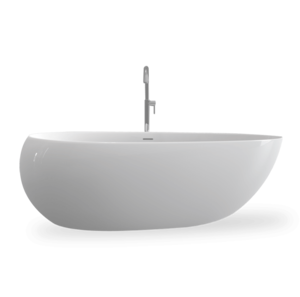 Изображение товара Акриловая ванна Black&White Swan SB227 170х95 см, белая, отдельностоящая