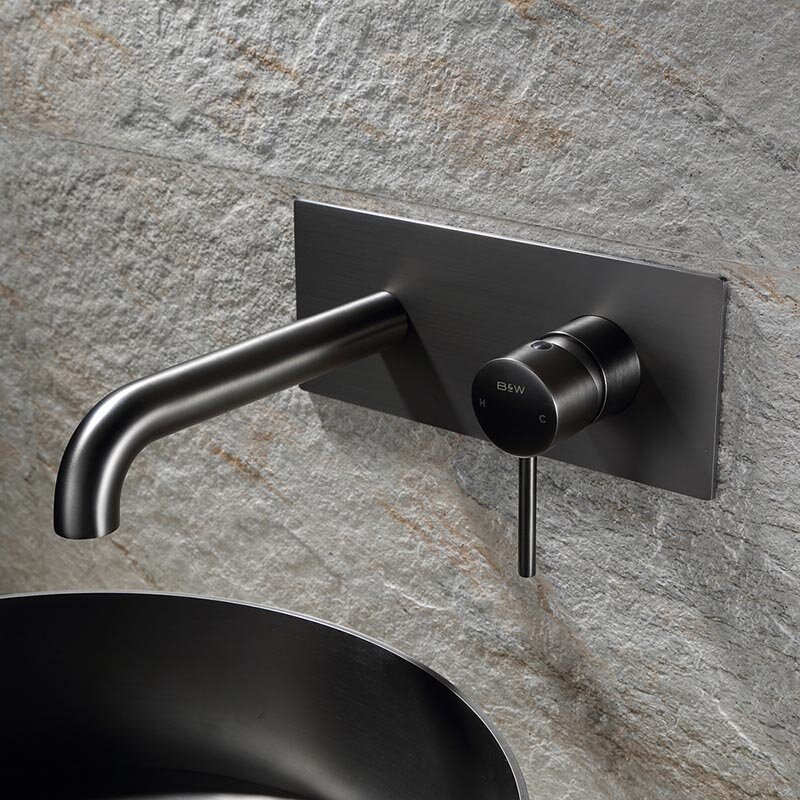 Изображение товара Смеситель для раковины Black&White Universe Gun Metal U7620GM