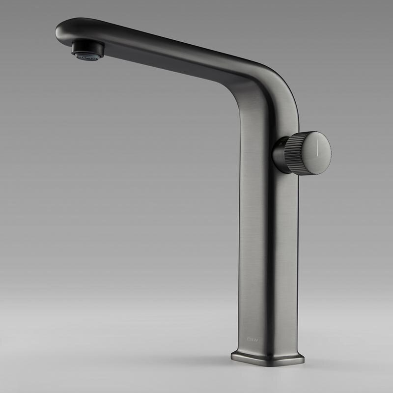 Изображение товара Смеситель Black&White Universe Gun Metal для раковины однорычажный