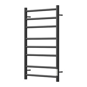 Изображение товара Полотенцесушитель электрический Point Аврора, П8, ширина 40 см, высота 80 см, диммер справа, черный, PN10848B