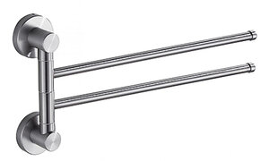 Изображение товара Держатель для полотенец Savol 56 поворотный двойной сатин