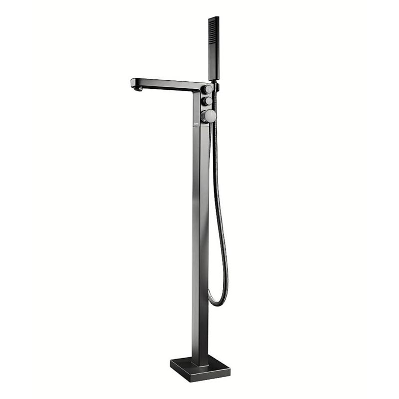 Изображение товара Смеситель Black&White Universe для ванны напольный Gun Metal U7562GM